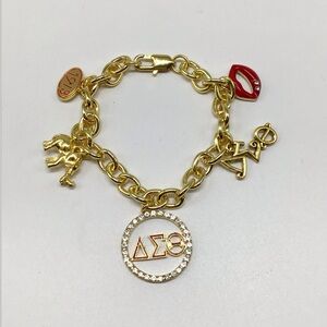 Delta Sigma Theta Charm Bracelet